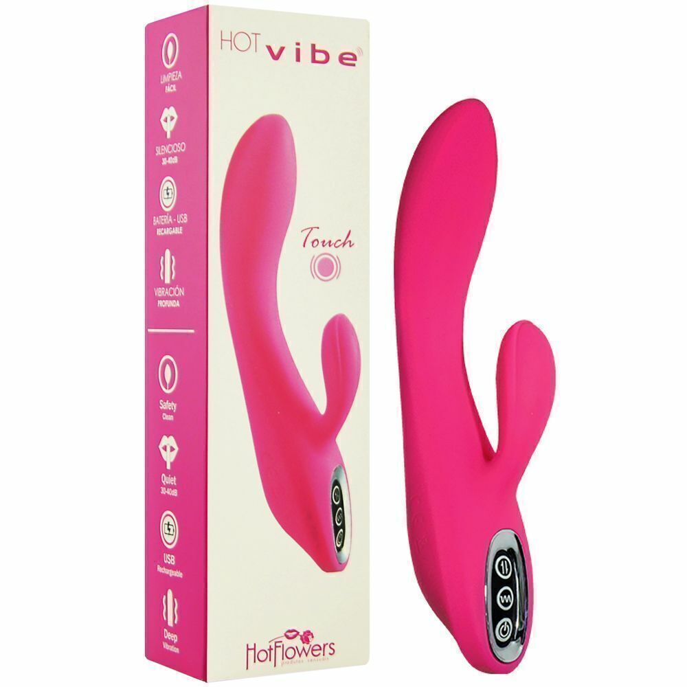 VIBRADOR HOT VIBE TOUCH - ROSA