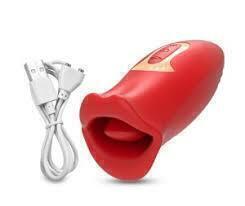 VIBRADOR DE PULSAÇÃO FORMATO DE BOCA SEXY IMPORT